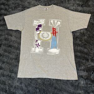 Vintage Houston Sports T-Shirt 4XL Tall Astros Rockets Oilers Heavy Weight